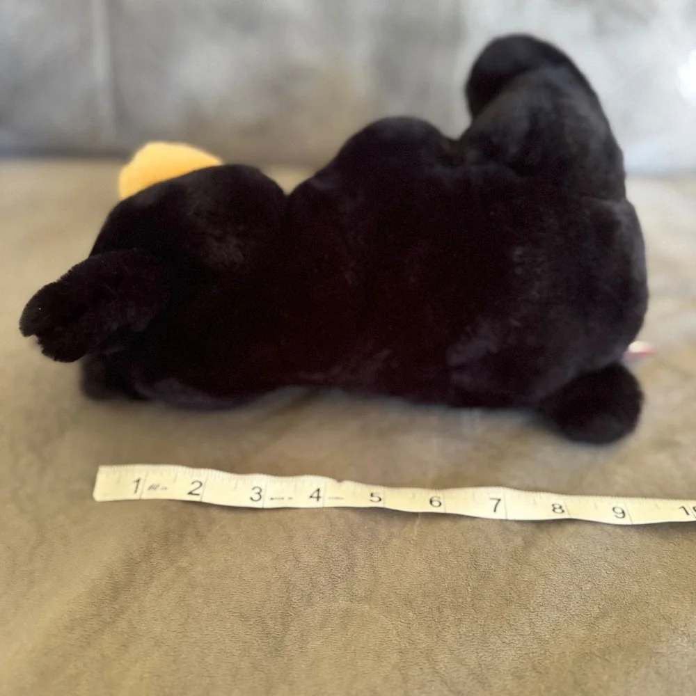 Douglas Black Bear Plush The Cuddle Toy Seated Stuffed Animal 9